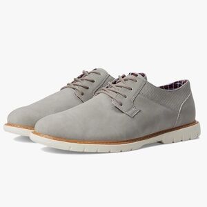 Ben Sherman Kirk Derby Grey Men’s Size 7.5 White soles Lightweight NEW